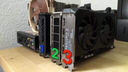 Drei Grafikkarten statt nur einer - kann das gut gehen? Auf diesem PC sind AMD, Nvidia UND Intel vereint