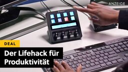 Das genialste Gadget fürs Homeoffice ist günstig wie noch nie! Ohne mein Stream Deck kann ich mir mein aktuelles Setup nicht mehr vorstellen