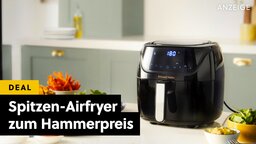 Einer der aktuell besten Airfryer ist gerade unfassbar günstig zu haben! – Macht Schluss mit eurem alten Ofen und fangt an Energie zu sparen