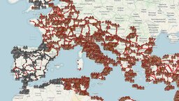 So hätte Google Maps für das Römische Reich ausgesehen