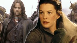 Obwohl alles getan wurde, um es zu verheimlichen, könnt ihr für 2 Sekunden Arwen in Helms Klamm kämpfen sehen