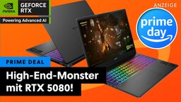 Prime Day trifft auf Gaming-Monster: Schnappt euch den High-End Laptop mit RTX 5080 zum Hammerpreis!