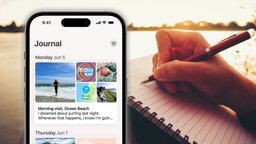 iOS 17 Journal: Apples neue App möchte euch ein täglicher Begleiter sein - So soll sie funktionieren