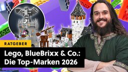 Lego, BlueBrixx + Co.: Die besten Klemmbausteine 2026 und ihre Besonderheiten