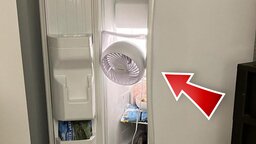 »Ich kam auf die Idee, als ich gemerkt habe, dass der Kühlschrank kalt ist« – Reddit-Nutzer zeigt seine »kostenlose Klimaanlage«