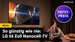 Nur diese Woche: 55 Zoll LG NanoCell 4K TV für nur 349 € – Mega Deal!