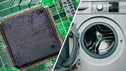 Firmen kaufen Waschmaschinen, um die Chips zu entfernen