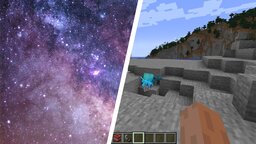 Wie groß ist die Minecraft-Spielwelt und haben darin mehr Bruchsteinblöcke platz, als es Atome im Universum gibt?