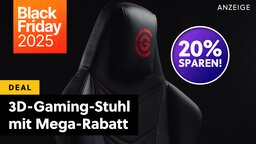 Endlich ein Gaming-Stuhl, der nicht nur ergonomisch, sondern auch superbequem ist: Der Original Gamechair günstig beim Black Friday!