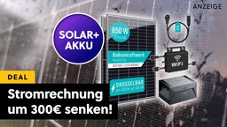 Die kleine Solaranlage für Zuhause mit Stromspeicher ist gerade unfassbar günstig - und spart euch hunderte Euro pro Jahr!