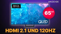 HDMI 2.1 + 120Hz: Brandneuer Samsung QLED 4K TV mit 65 Zoll satt reduziert – aber nur noch für kurze Zeit!
