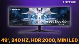 Samsung Odyssey Neo G9 am Prime Day im Angebot: 240 Hz, 49 Zoll, UWQHD und Mini-LED