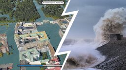 Mit einem Simulator könnt ihr Deutschland meterhoch im Meer versinken lassen – doch Klimaforscher zeigen: Schon einige Zentimeter haben verheerende Folgen