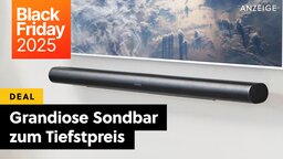 Neuer Tiefstpreis und unglaublicher Surround-Sound: Diese Soundbar ist ein Black Friday-Hit!
