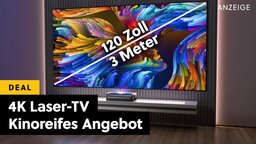 Einen Monat lang durfte ich ein unglaubliches 120-Zoll-Heimkino mit 4K, Dolby Vision HDR und Atmos testen – Wow!