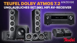 Teufel 7.2 Dolby Atmos HiFi Soundsystem Komplettset inkl. Denon AV-Receiver 750€ günstiger - Besser als Kino!