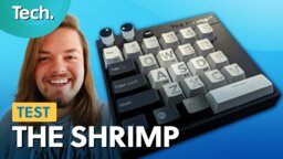 Tastatur fast so klein wie mein Handy, begeistert und enttäuscht mich zugleich – The Shrimp im Test