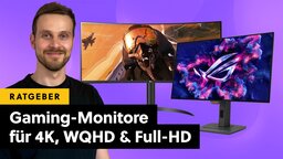 Die besten Gaming-Monitor für 4K, WQHD und Full-HD – mit Mini-LED, QLED + Ultrawide-Vergleich