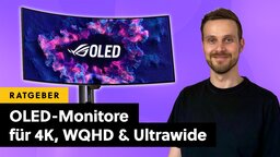Die besten OLED-Monitore für Gaming in 4K und WQHD im Vergleich – inklusive Ultrawide-OLED-Monitore!
