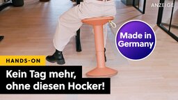 Homeoffice-Geheimtipp: Ein Dutzend Bürostühle konnten diesen einfachen Hocker nicht von meinem Schreibtisch verdrängen!