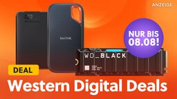 PS5-SSDs + Festplatten mit 5TB zu Bestpreisen: Western Digital Aktion bei MediaMarkt bietet günstigen Speicherplatz