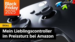 Einen wireless Controller für PC, bei dem der Akku ewig hält, gibt’s jetzt saugünstig bei Amazon zum Black Friday!