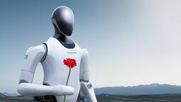 In Warschau protestieren 30 Roboter auf der Straße gegen das Digitalministerium