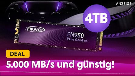 DER SSD-Tipp: 4TB, 5.000 MBs schnell, PCIe Gen 4 und fast schon lächerlich günstig!