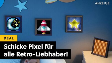 Das perfekte Geschenk für Retro-Gamer: Mit diesem Bilderrahmen könnt ihr eure Pixel-Helden ins Zimmer holen - aktuell mit mächtigem Rabatt!