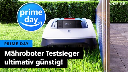 Letzte Chance: Unser Testsieger-Mähroboter kostet jetzt keine 600€ mehr, braucht kein Kabel und ist im Prime Day-Abverkauf!