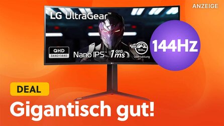 144Hz, 1440p + 34 Zoll: Dieser Curved-Gaming-Monitor hebt Immersion auf ein neues Level und ist jetzt im Angebot
