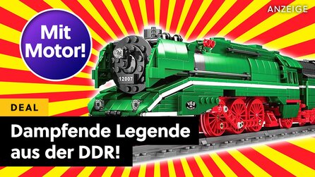 DDR stellt BRD in den Schatten: LEGO-Alternative verewigt die damals schnellste Dampflok der Welt in einem genialen Set mit Motor!