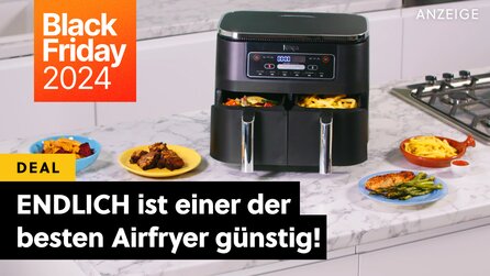Die für mich beste Heißluftfritteuse Deutschlands hat zwei Kammern und Top-Bewertungen - jetzt ist sie endlich mal richtig günstig!