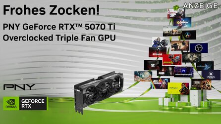 Teaserbild für Der KI-Boost für Gamer zum Top-Preis: PNYs GeForce RTX 50-Grafikkarten entfesseln DLSS 4
