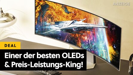 Samsungs bester OLED-Monitor ist bei Amazon gerade ein echtes Schnäppchen: 240Hz, ultrawide und er ist rieeesig!