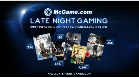 McGame - Late-Night-Verkauf mit Assassin’s Creed 3 und Tomb Raider