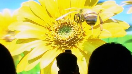 3D-Monitore - Brillenfreier 200-Zoll-HD-Bildschirm vorgeführt
