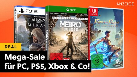 3 Spiele für 49€: Gönnt euch Assassins Creed, Anno 1800, Metro Exodus und vieles mehr für PC, PS5, PS4, Xbox, Nintendo Switch und Co!