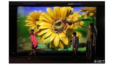 3D ohne Brille - 200-Zoll-Prototyp aus Japan