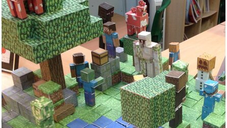 Minecraft, Zelda und Super Mario - Künstler baut klassische Spielszenen aus Papier nach