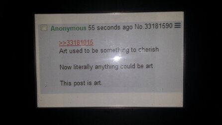 Internet + Kunst - 4chan-Screenshot für 90.900 US-Dollar verkauft