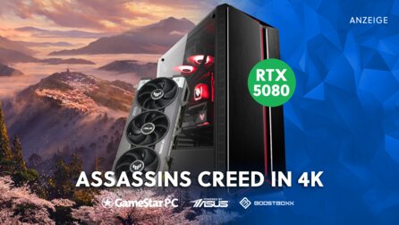 In Assassins Creed: Shadows kosten die Wettereffekte viel Leistung: Dieser RTX 5080 Gaming-PC trotzt den Systemanforderungen selbst in 4K!