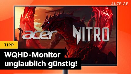 Mehr Herz für Gamer: WQHD-Monitor mit schneller Bildwiederholrate jetzt im Amazon-Angebot - mehr Preis-Leistung geht nicht!