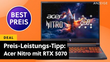Vernunft statt Insolvenz: RTX 5070 Gaming-Laptop von Acer überraschend günstig bei Amazon!