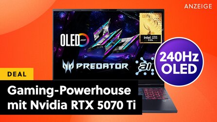 Mit Nvidia RTX 5070 Ti + 240Hz-OLED-Display: Die Speerspitze der Gaming-Laptops ist jetzt stark reduziert im MediaMarkt-Angebot!