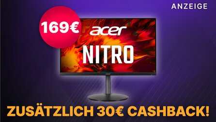 FHD, 165 Hz und 30€ Cashback: Acer Gaming-Monitor im Top-Angebot