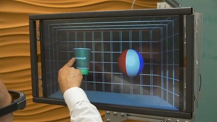 Microsoft führt »Actuated 3D Display« vor - 3D mit »spürbaren« Objekten dank haptischem Feedback