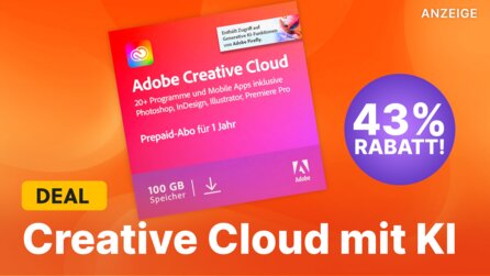 Werdet kreativ mit KI! Adobe Creative Cloud Abo derzeit gleich um 43 Prozent reduziert!