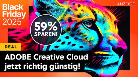 Nur noch heute bekommt ihr Adobe Photoshop + die ganze Creative Cloud zu holen! Das Jahresabo gibts zum Black Friday fast 60 % günstiger!