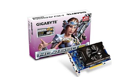 Unkaputtbar: Der AGP-Anschluss - Radeon HD 4650 von Gigabyte